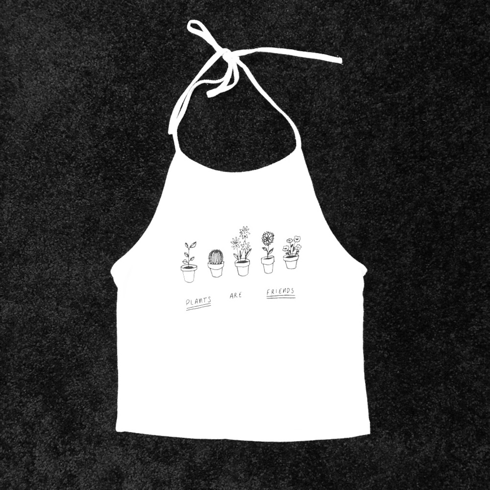 Plants are friends halter